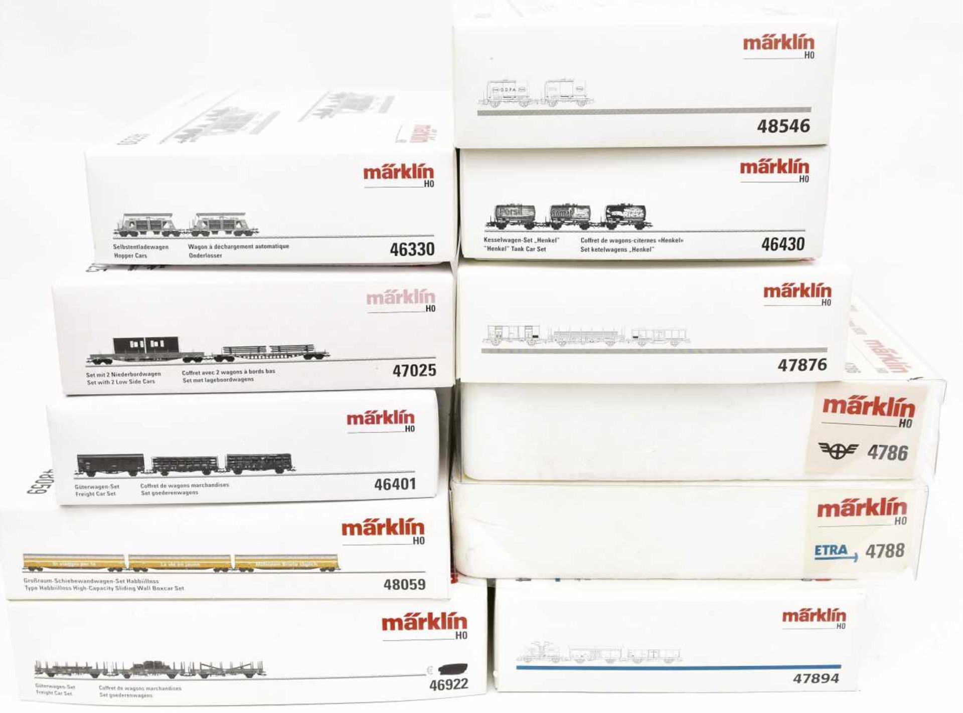 Märklin H0 Wagen Set Konvolut, Alle in OVP. - Bild 3 aus 3