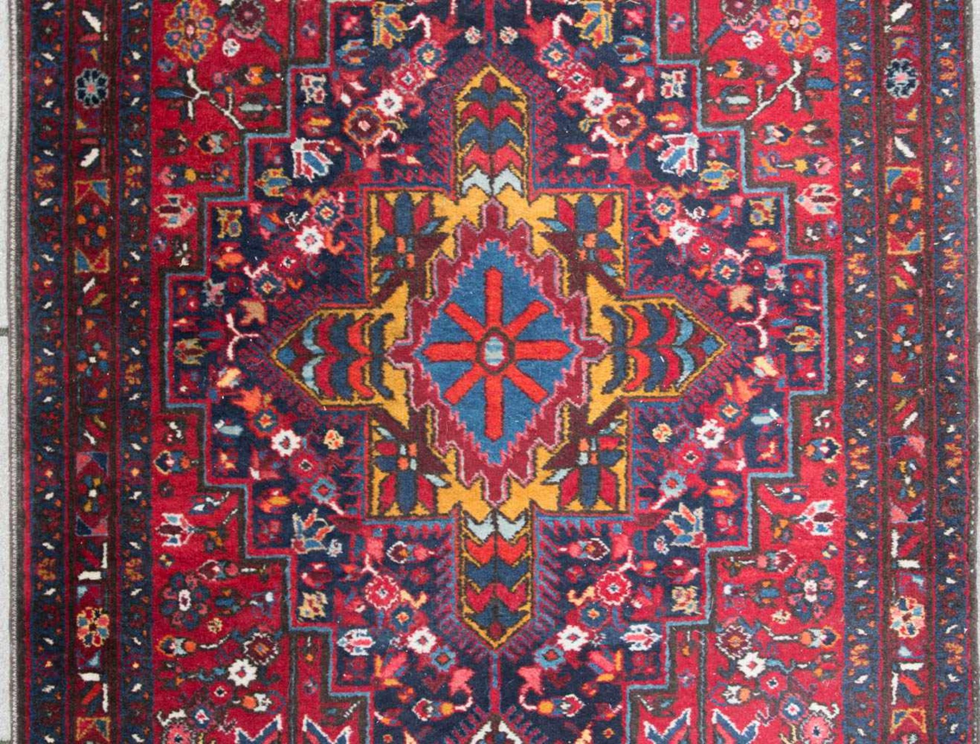 Hamadan Teppich, Baumwolle. - Bild 3 aus 6