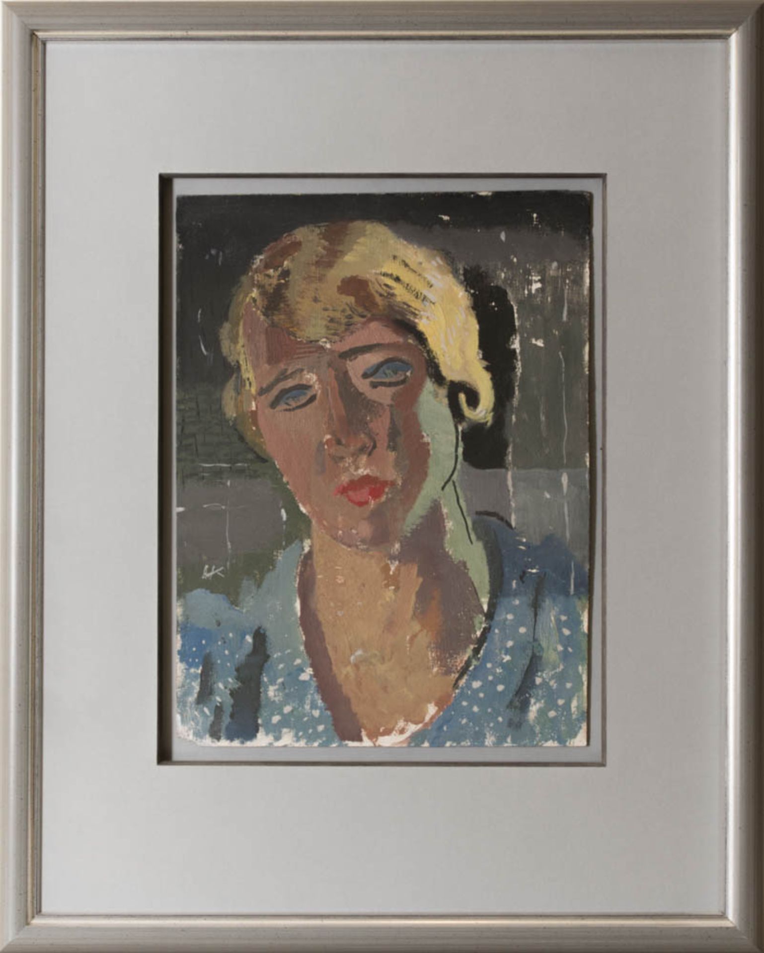 Wohl Ida Kerkovius, Frauenportait, Pastell auf Karton, 20. Jh.