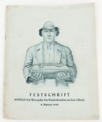 Heft, Festschrift anläßlich der Übergabe der Reichskanzlei an den Führer am 9. Januar 1939.</