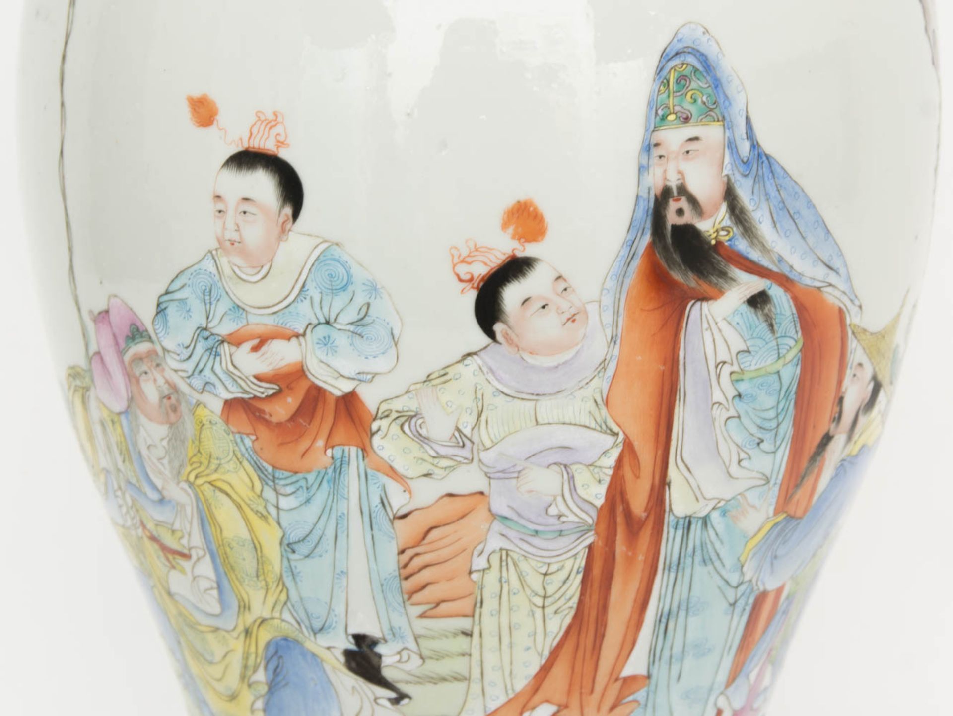 Chinesische Porzellan Vase. - Image 4 of 5