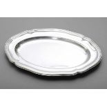 Oval plate "Chippendale", Wilhelm Binder, silver 800, 577g, 40x27,5cm, slight scratches