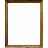 Gold-plated Berlin frame, FM 53x41cm, AM 58x46cm, rubbed off