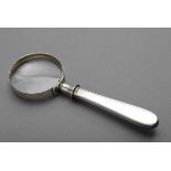 Small simple magnifying glass with silver 835 handle, Jakob Grimminger, l. 15cm