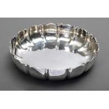 Small bowl with jagged rim, Garrard & Co Ltd, London 1972, silver 925, 96g, Ø 10,5cm<