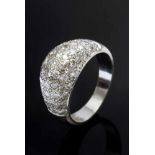 High WG 750 band ring with diamonds (add. approx. 0.80ct/P/W), 6,8g, size 53