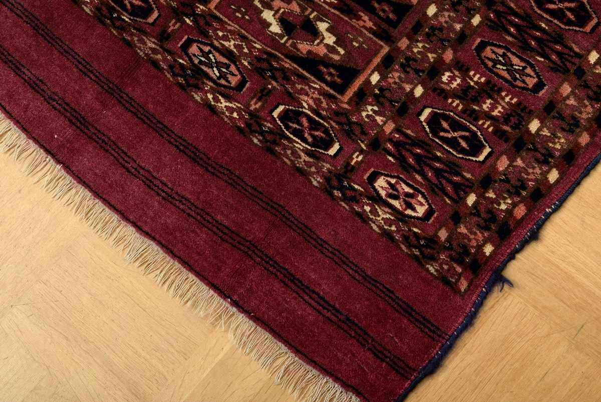 Tekke hearth carpet, late 19th century, 95x97cm - Image 3 of 5