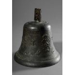 Bronze bell with "Medici Crest", 18th century, h. 15cm