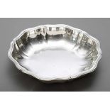 Round Chippendale bread basket, Wilkens, silver 800, 433g, Ø 24cm<