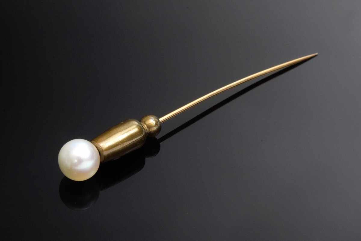 GG 585 Tie pin with cultured pearl, 1g, Ø 6,8mm<