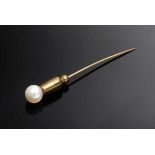 GG 585 Tie pin with cultured pearl, 1g, Ø 6,8mm<