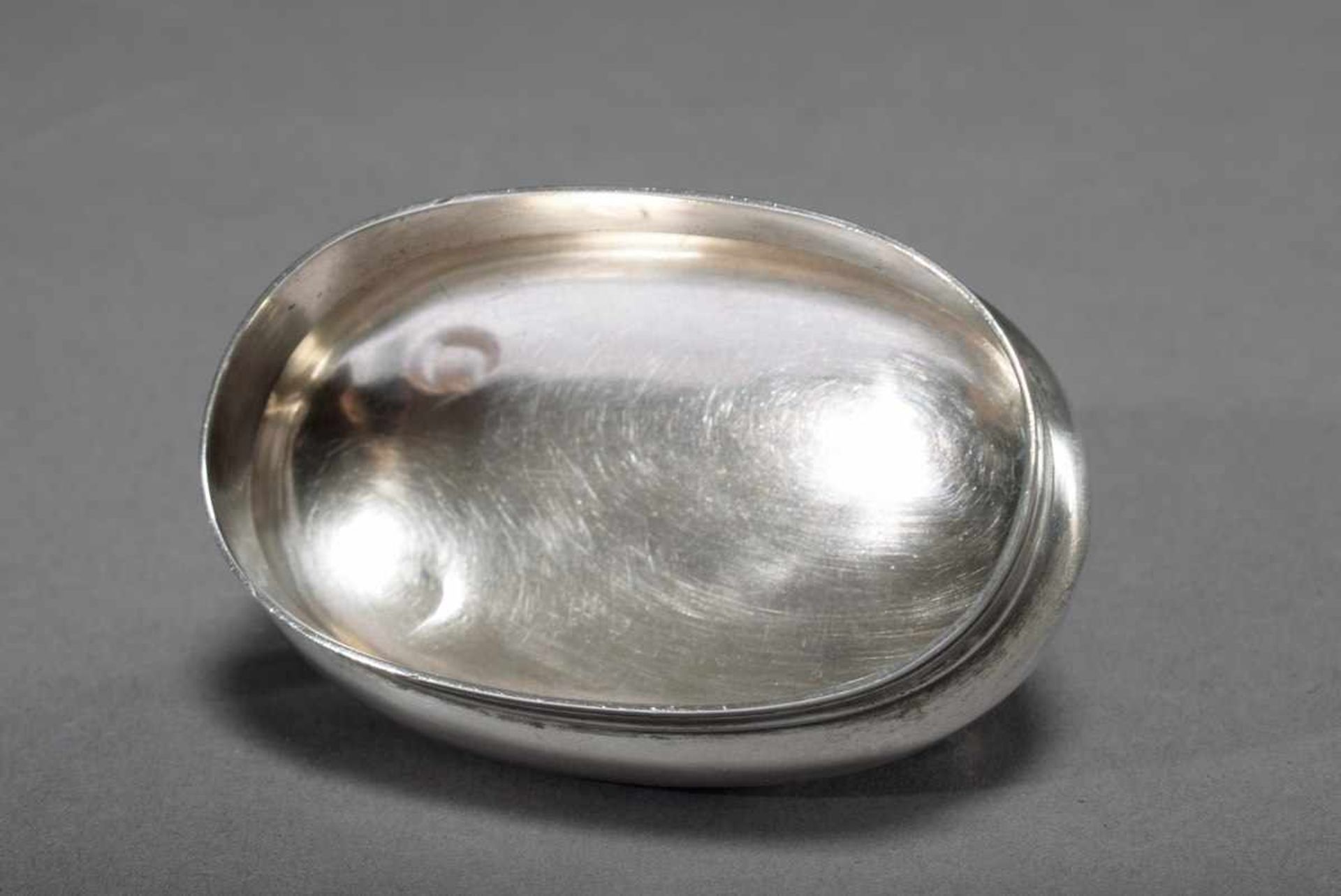 English salt bowl on four ball feet, MZ: Percy Whitehouse, London 1903, silver 925, 15g, 3x7, - Bild 3 aus 5