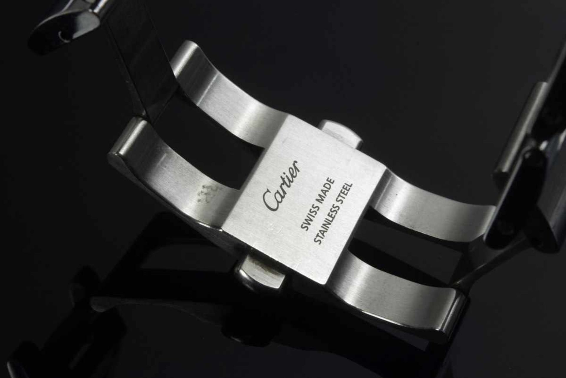 Cartier "Ballon Bleu" ladies' wristwatch, stainless steel, automatic movement, silver-coloured - Bild 3 aus 6