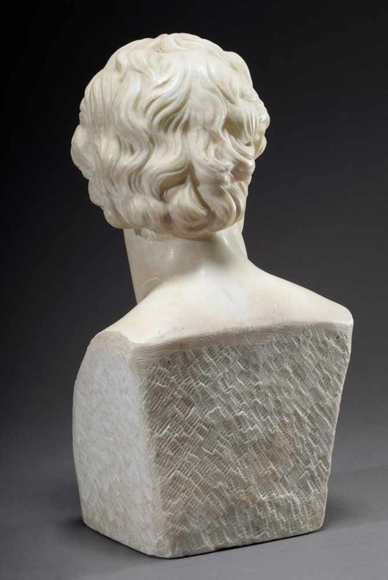 Gallet, Louis Jacques (1873-1955) "A-Tempo bust of Johann Wolfgang von Goethe" after Christian - Bild 5 aus 9