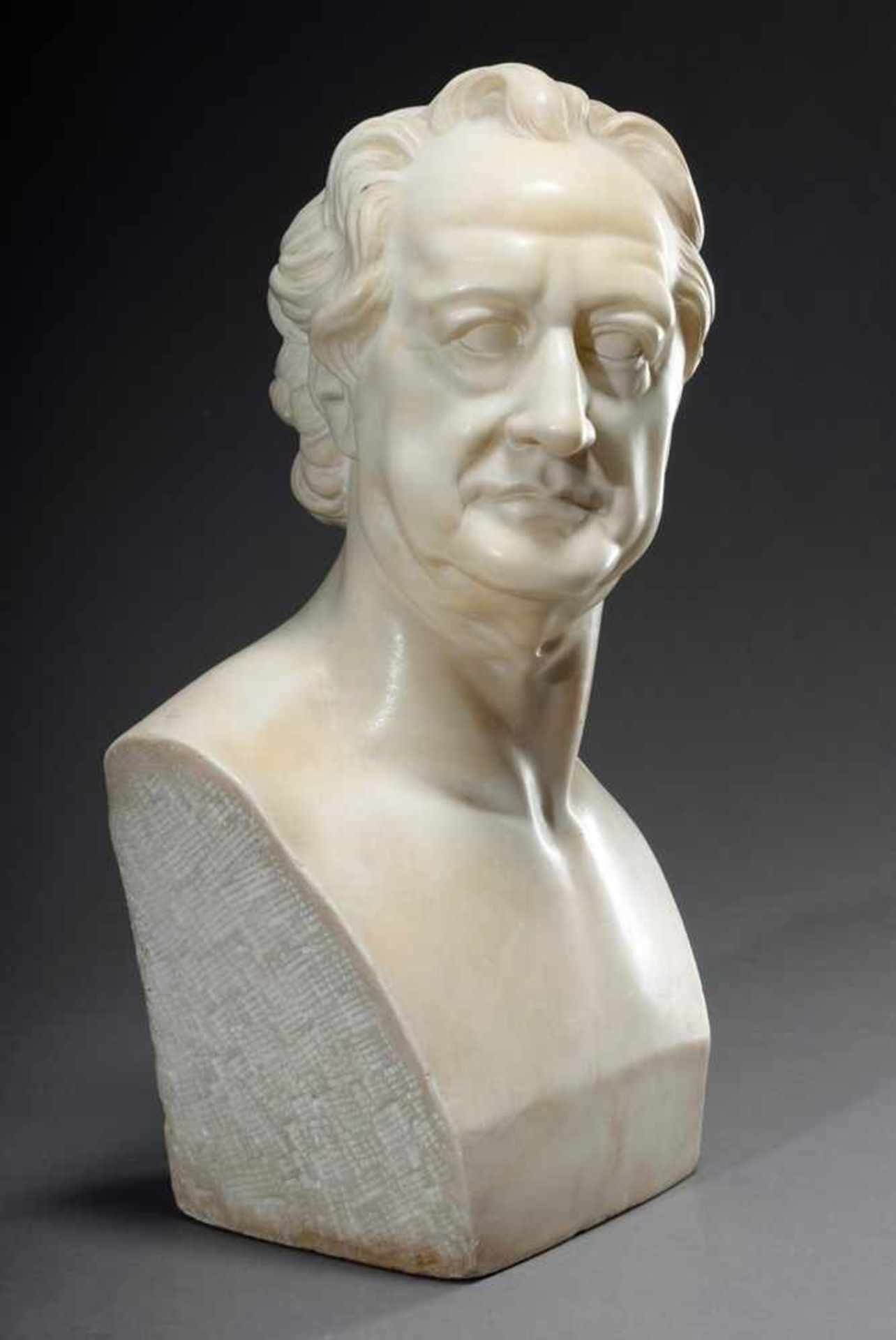 Gallet, Louis Jacques (1873-1955) "A-Tempo bust of Johann Wolfgang von Goethe" after Christian - Bild 2 aus 9