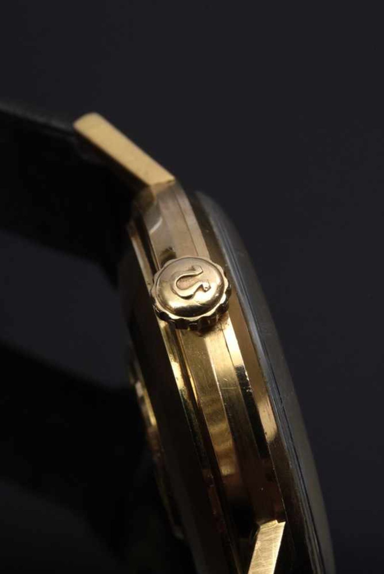 GG 750 Omega "Seamaster de Ville" men's watch, chronograph, automatic, silver-coloured dial with bar - Bild 4 aus 5