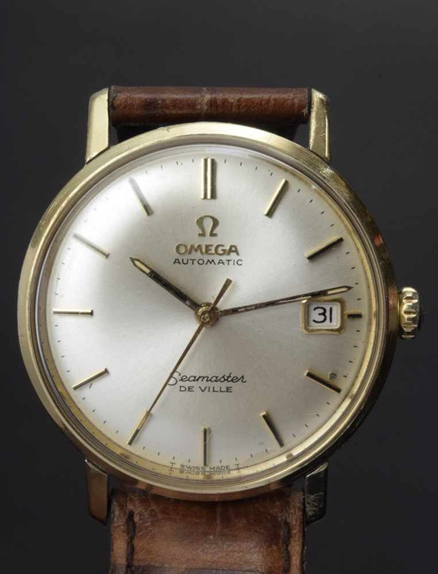 Omega "Seamaster de Ville" watch, Chronograph, automatic movement, stainless steel/gold-plated, - Image 4 of 5