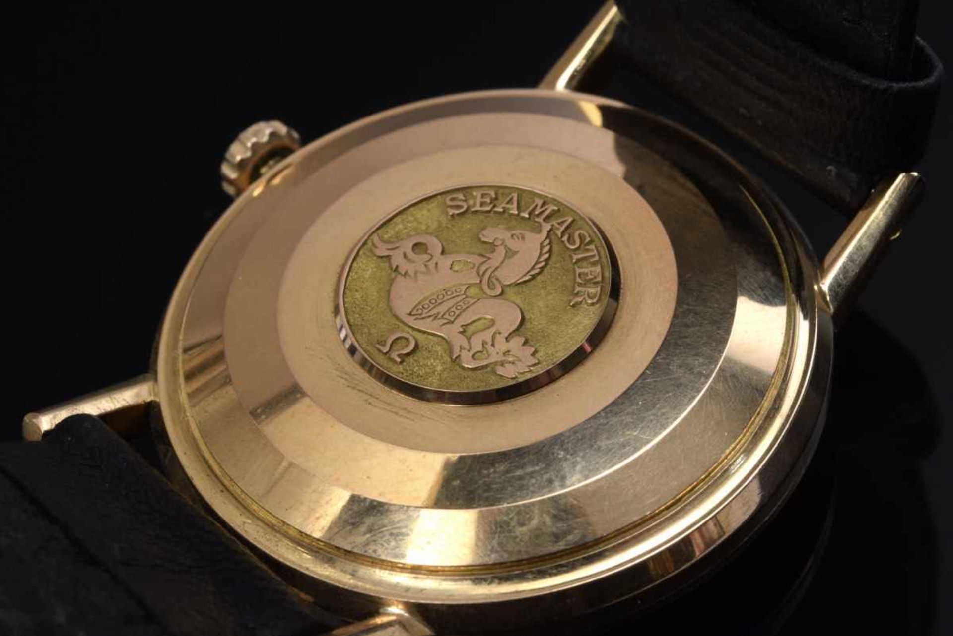 GG 750 Omega "Seamaster de Ville" men's watch, chronograph, automatic, silver-coloured dial with bar - Bild 3 aus 5