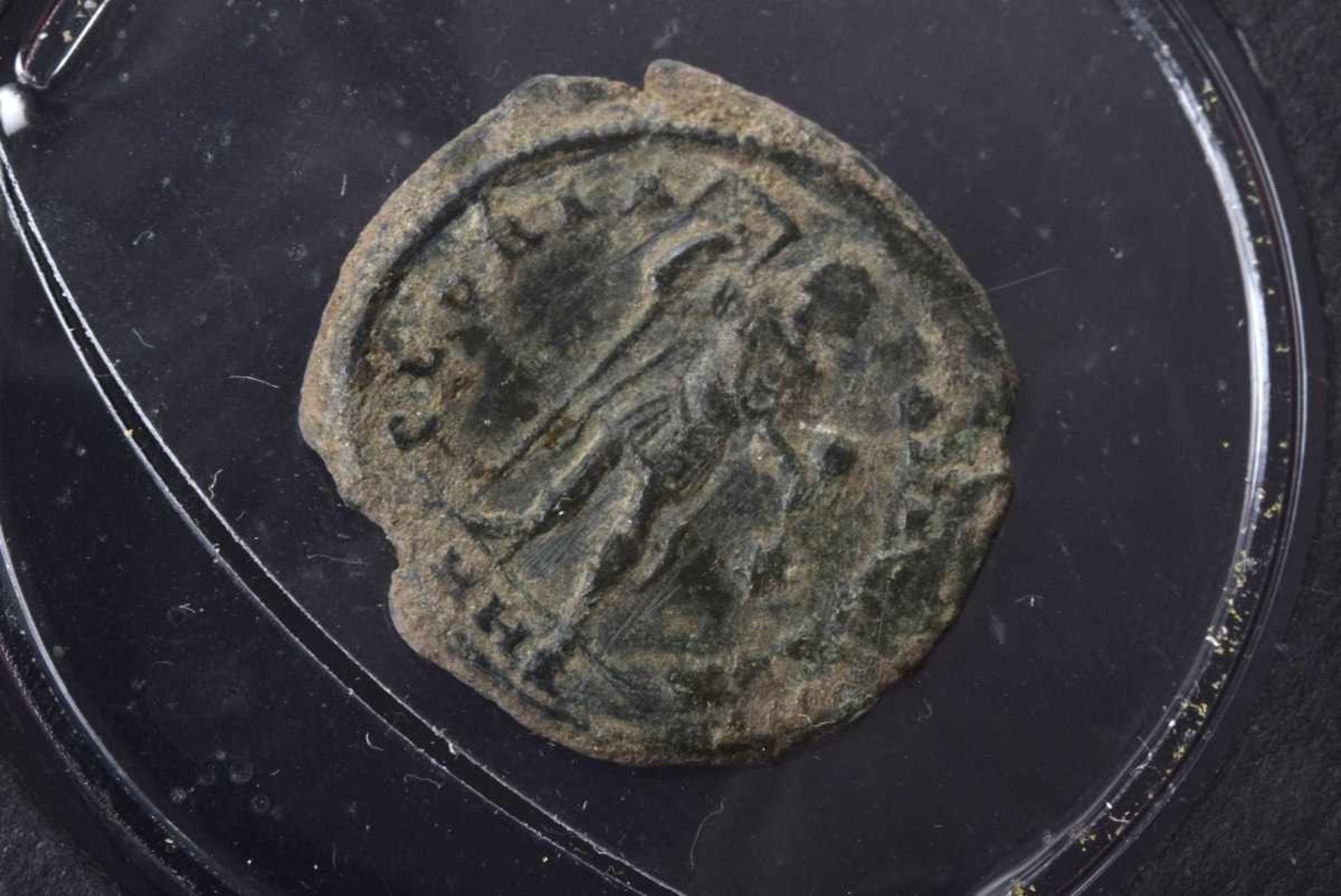 Set of 14 antique Greek, Roman and Byzantine coins consisting of: 1 Teos (Ionie) (2nd/1st century - Bild 16 aus 18
