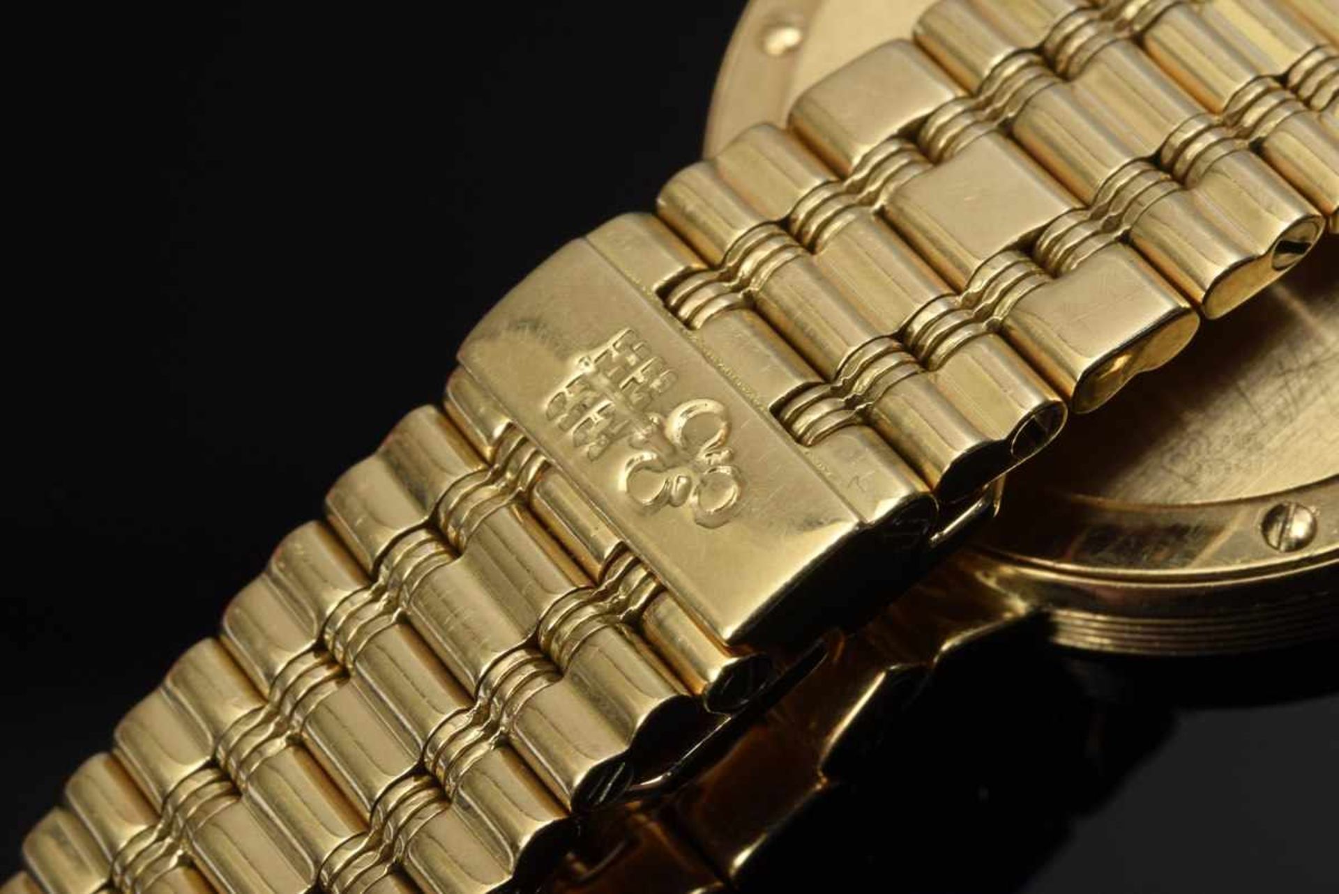 Corum "ROMVLVS" GG 750 ladies' watch with octagonal diamonds (add. approx. 0.10ct/VS/W), quartz - Image 2 of 5