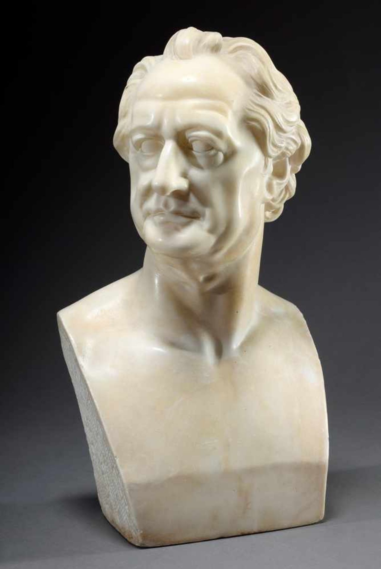 Gallet, Louis Jacques (1873-1955) "A-Tempo bust of Johann Wolfgang von Goethe" after Christian
