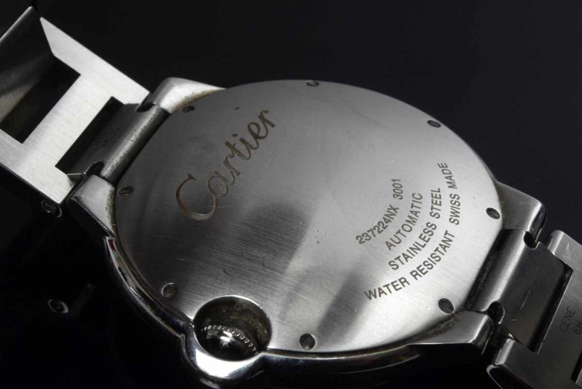 Cartier "Ballon Bleu" ladies' wristwatch, stainless steel, automatic movement, silver-coloured - Bild 2 aus 6