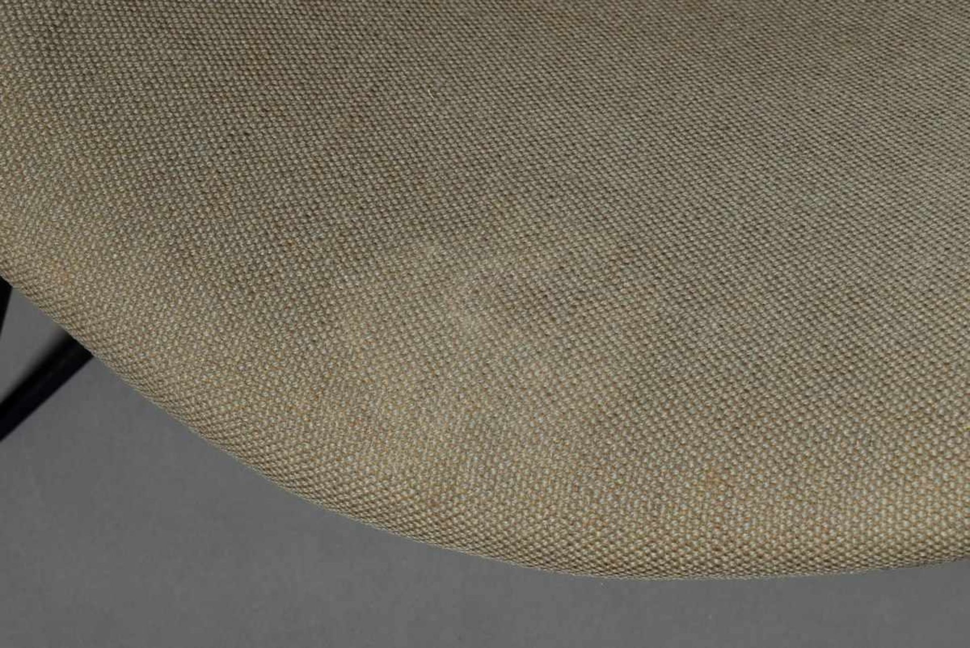 Diamond Chair with grey fabric cover, designed by Harry Bertoia, 35/68x110cm, slightly - Image 6 of 7