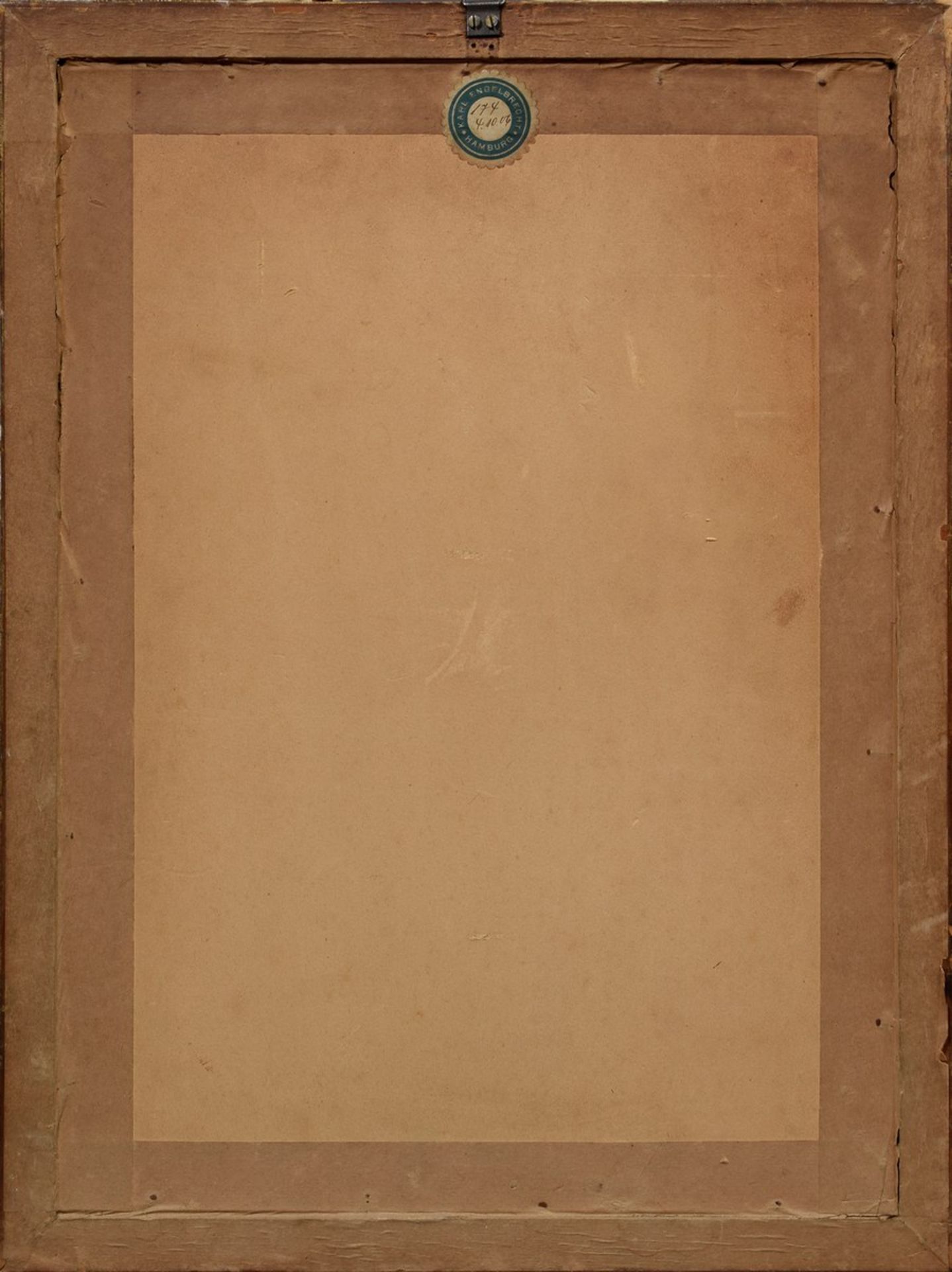 Eibner, Friedrich (1825-1877) "Straßenzug in Kairo" 1862, Aquarell, u.r. sign./dat., 45x32,5cm (m.R. - Bild 4 aus 5