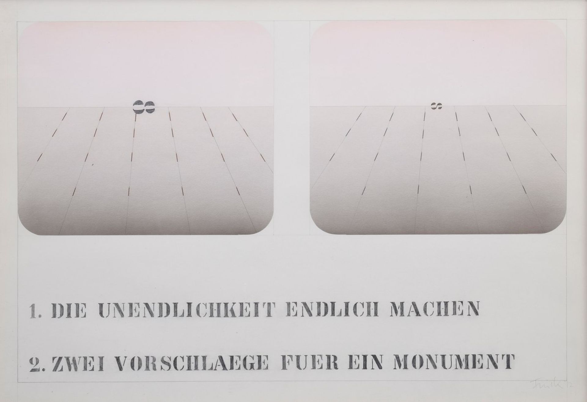 2 Diverse wohl Finck, Wolfgang (1945-2011) „Unendlichkeit“ und „Knoten im Horizont" 1972, - Bild 3 aus 9