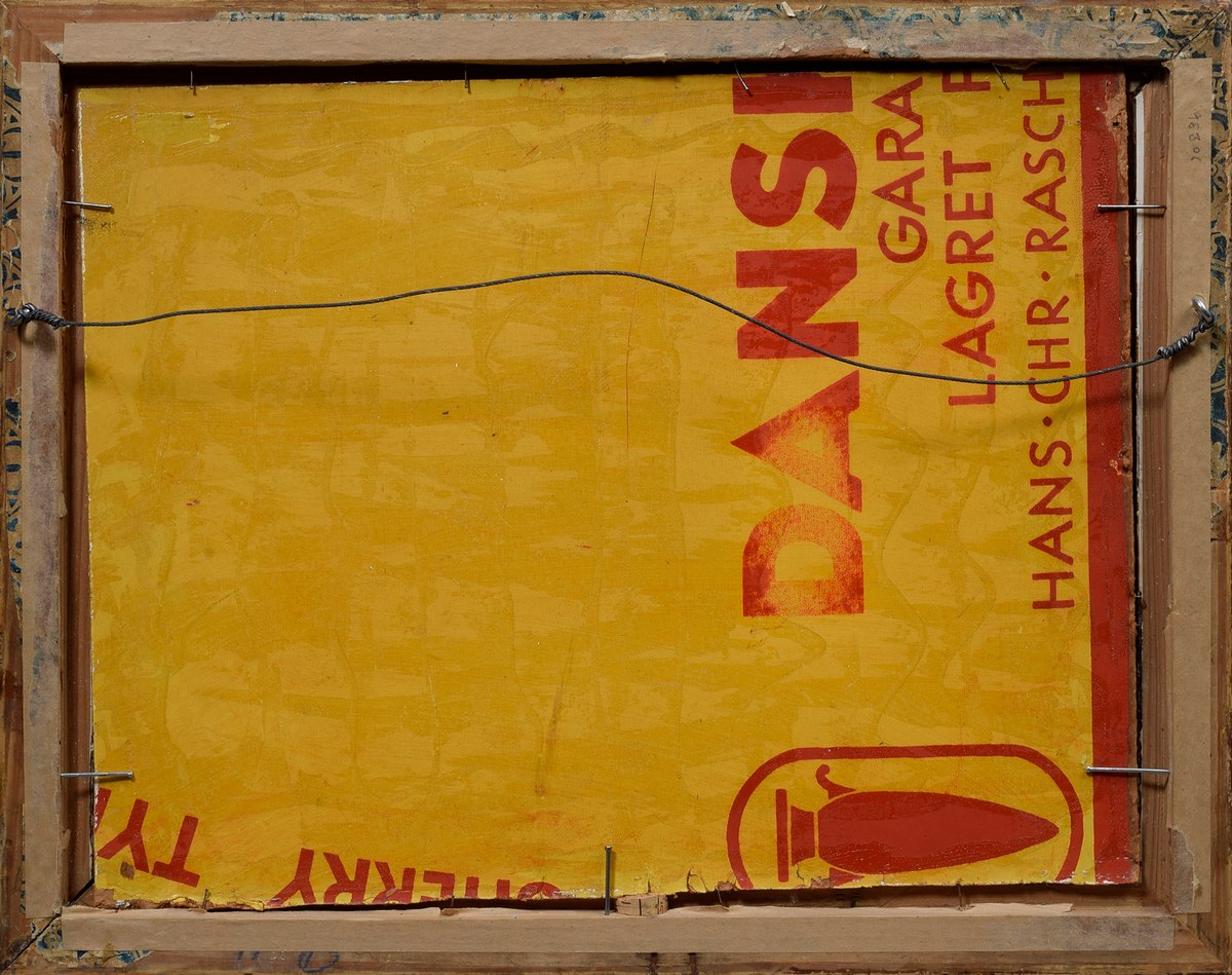 Uphoff, Carl Emil (1885-1971) „Landschaft“, Öl/Pappe, u.l. sign., 29,5x40cm (m.R. 37x47cm), o.l. kl. - Image 4 of 4