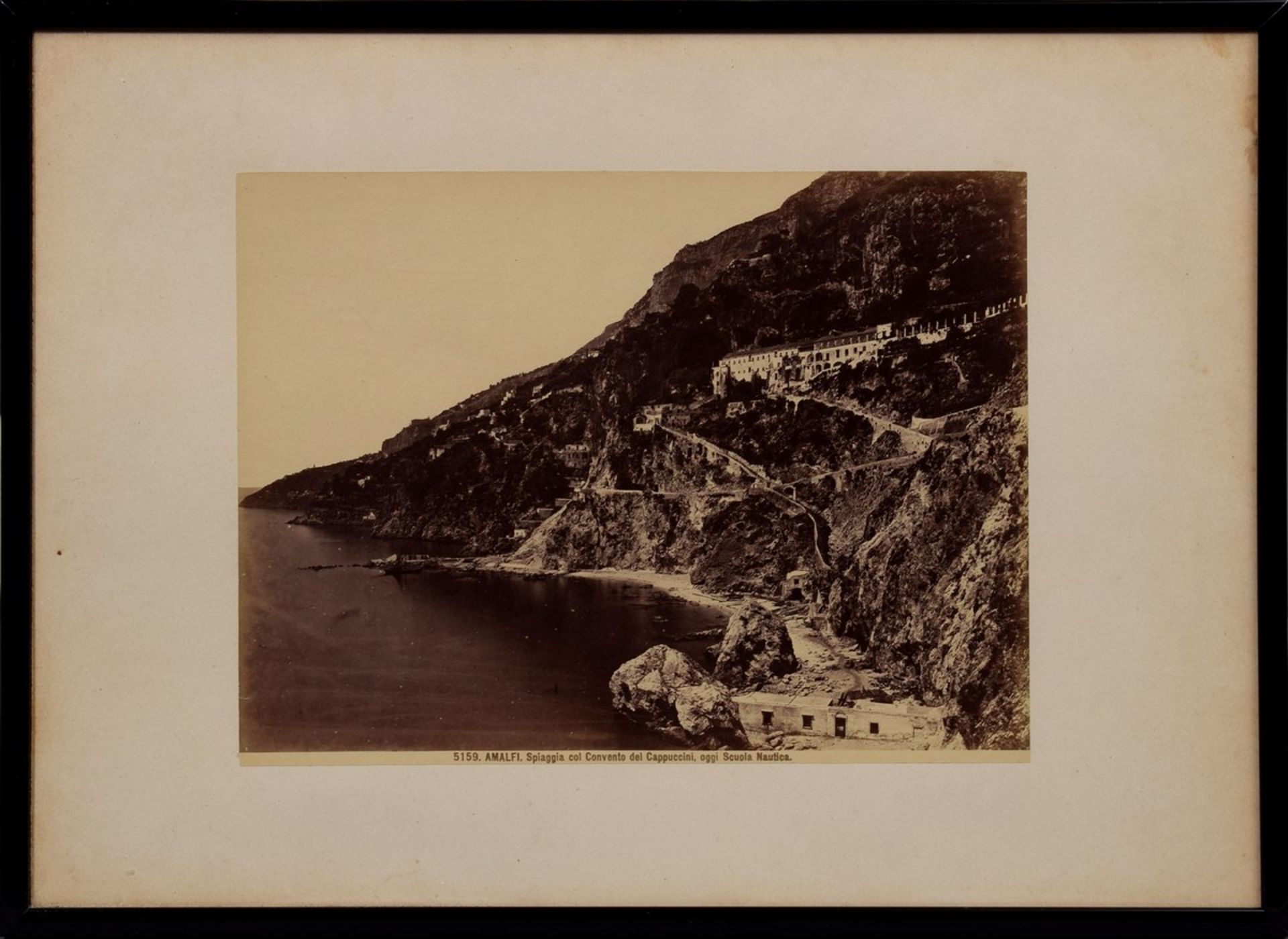 3 Diverse alte Souvenirfotos „Amalfi Küste" und „Capri“, 19,5x25cm (m.R. 31x41cm), leicht fleckig3 - Bild 3 aus 7