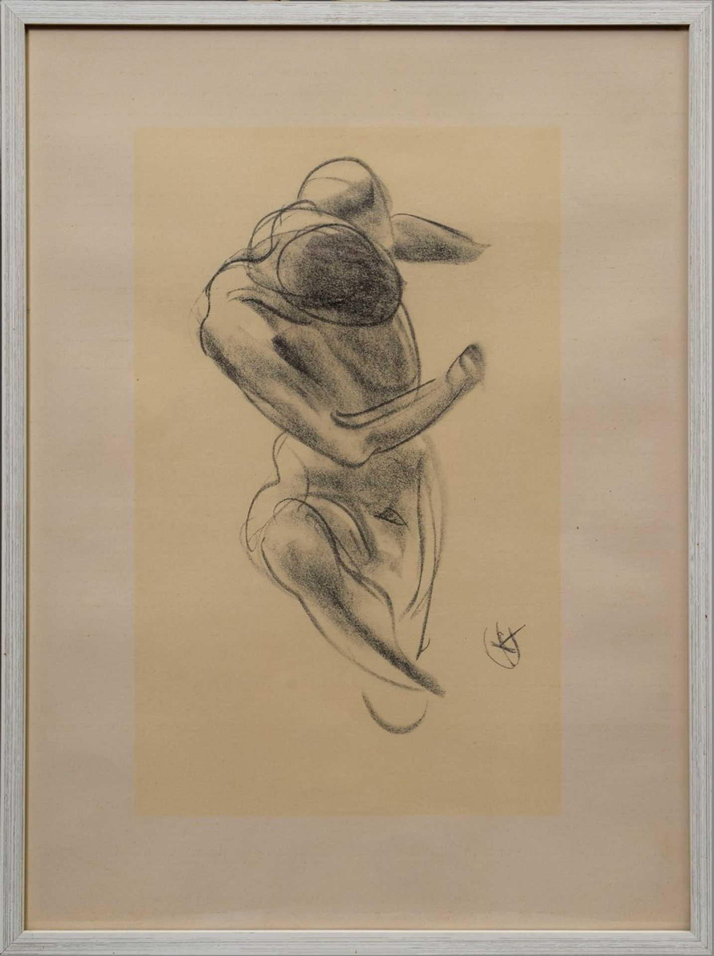 3 Diverse Kolbe, Georg (1877-1947) "Akte, tordierte Körper“, Lithographien von Kohlezeichnungen, - Bild 2 aus 4