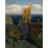 Knapp, Maria von (1867-1932) „Bodensee“ 1910, Öl/Leinwand auf Holz, u.l. sign./dat., 44,5x36cm (m.R.