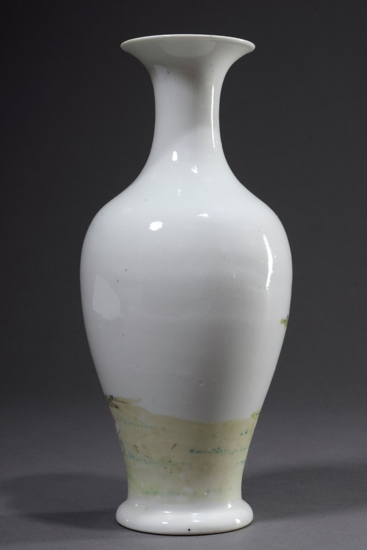 Chinesische Porzellan Vase mit polychromer Bemalung "Weiser und Kinder", Republikzeit, 4 - Image 2 of 5