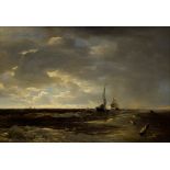 Achenbach, Andreas (1815-1910) „Nach dem Sturm“, 1867, Öl/Holz, u.r. sign./dat., Prunkrahmen, 49,