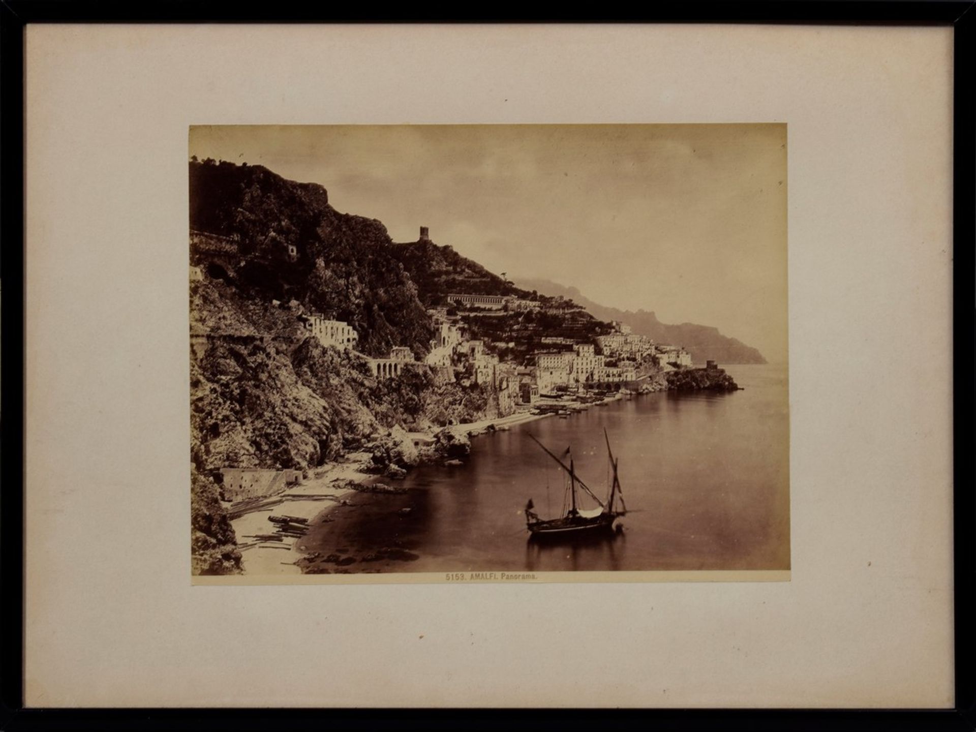 3 Diverse alte Souvenirfotos „Amalfi Küste" und „Capri“, 19,5x25cm (m.R. 31x41cm), leicht fleckig3 - Bild 4 aus 7