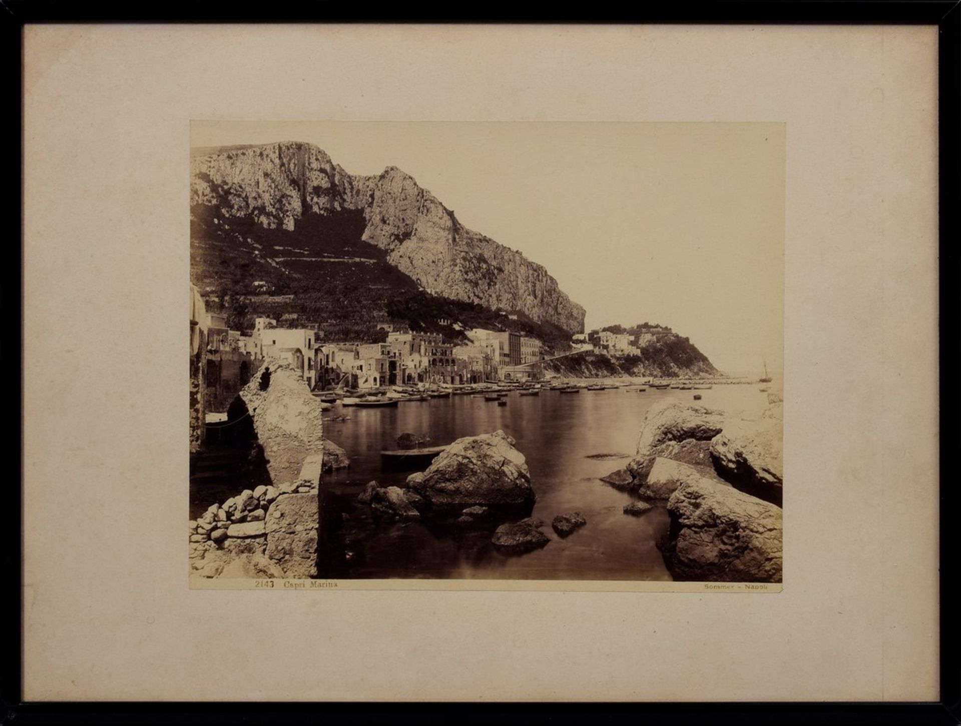 3 Diverse alte Souvenirfotos „Amalfi Küste" und „Capri“, 19,5x25cm (m.R. 31x41cm), leicht fleckig3 - Bild 2 aus 7