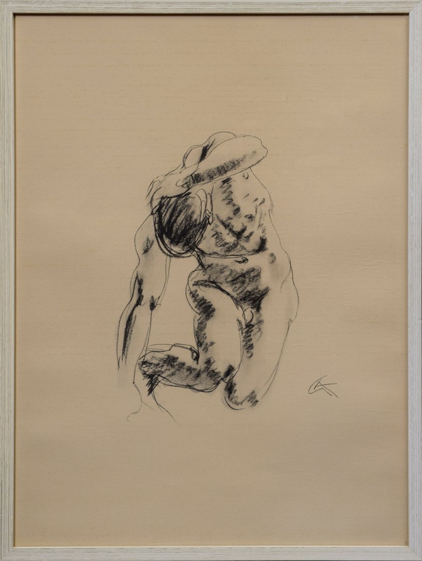 3 Diverse Kolbe, Georg (1877-1947) "Akte, tordierte Körper“, Lithographien von Kohlezeichnungen, - Bild 4 aus 4