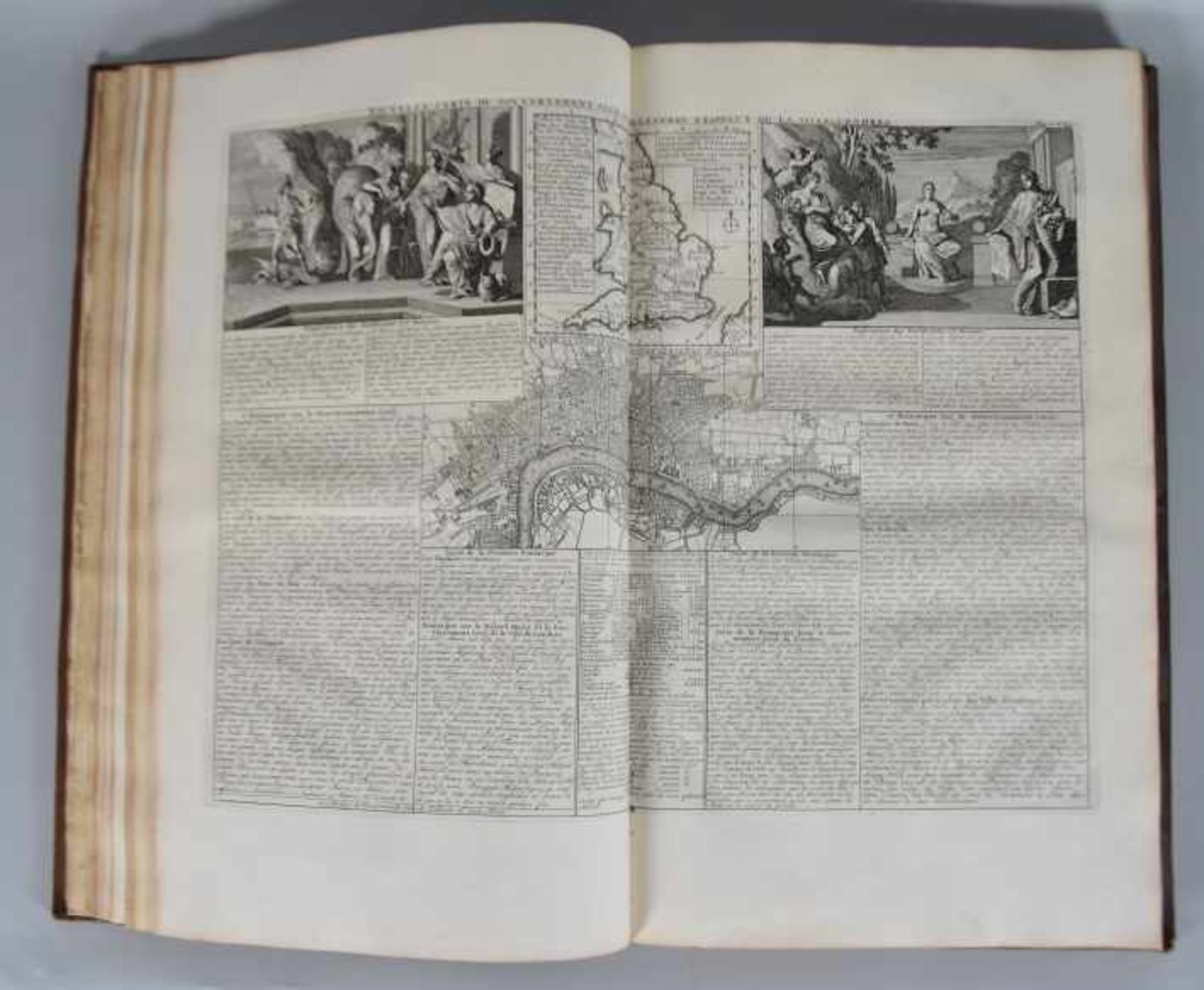 GROSSER ATLAS BAND III u. VII. "Atlas Historique, ou Nouvelle Introduction à l'Histoire, à la - Image 3 of 6