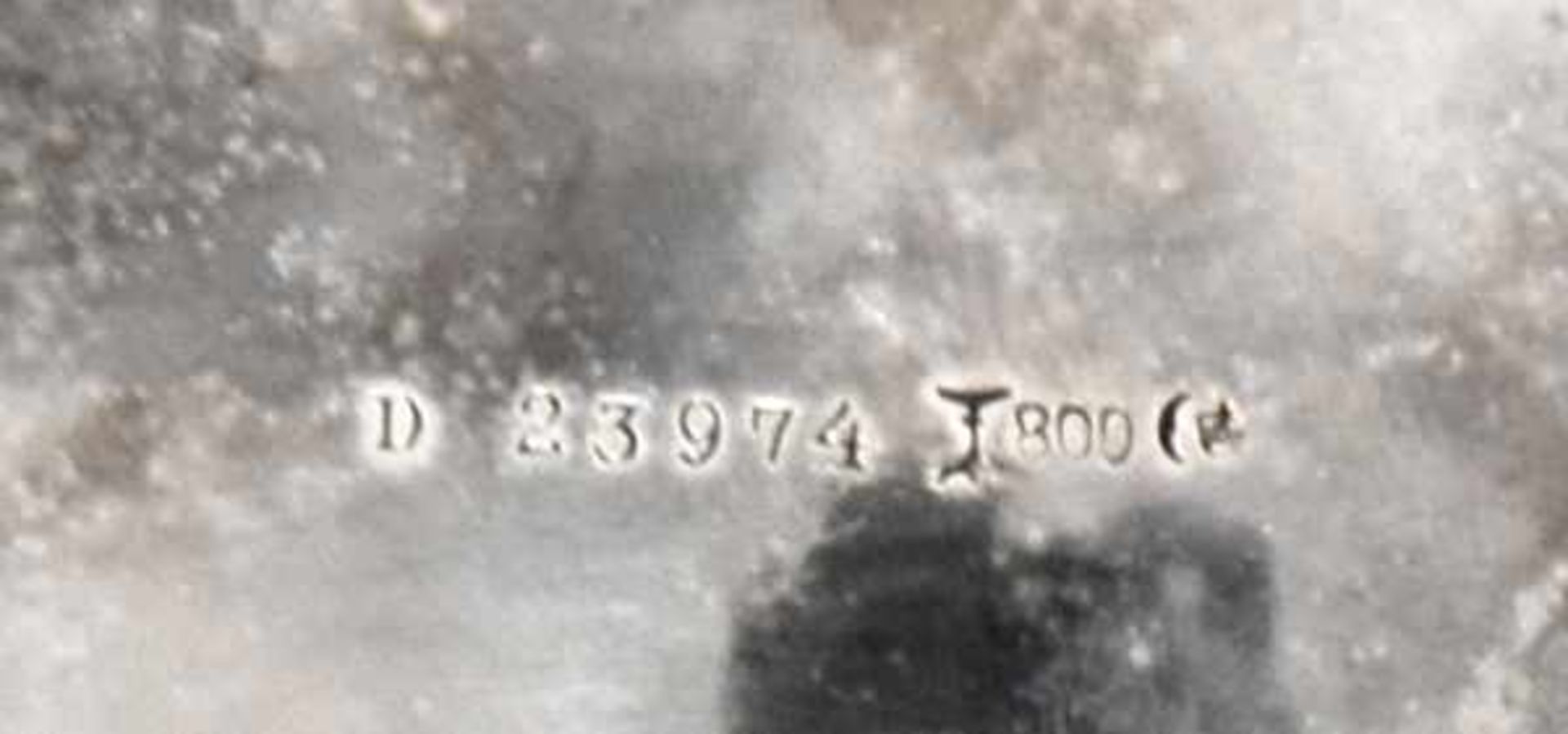 KAFFEEKERN dreiteilig, Kanne, Cremier und Sucrier, Silber 800, Koch + Bergfeld, 1096 g - Bild 2 aus 2