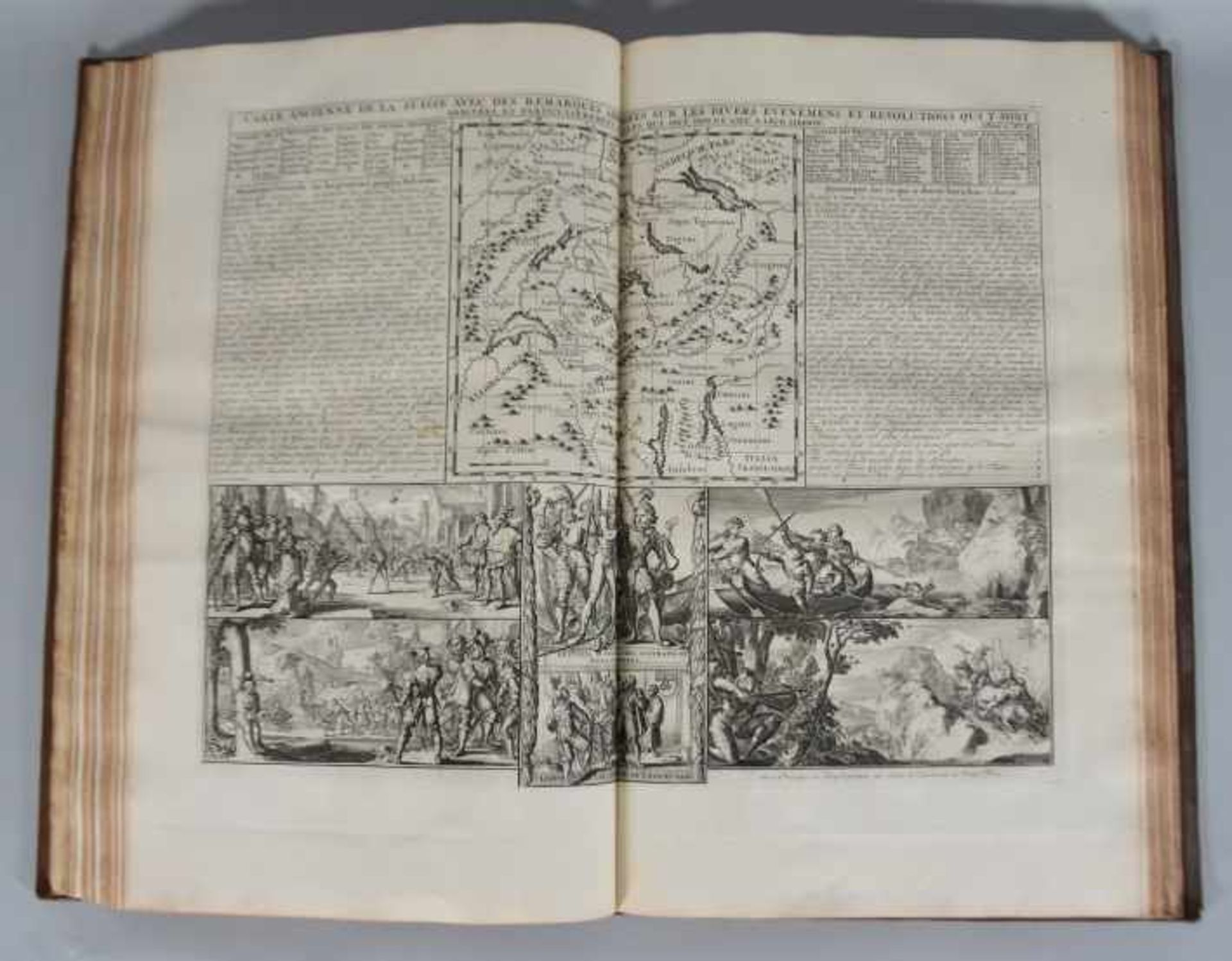 GROSSER ATLAS BAND III u. VII. "Atlas Historique, ou Nouvelle Introduction à l'Histoire, à la - Image 4 of 6