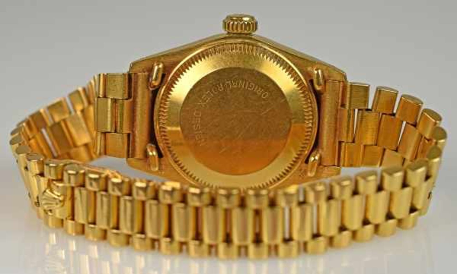 DAMENARMBANDUHR Rolex Oyster Perpetual Datejust, Superlative Chronometer, Automatic, Goldgehäuse - Image 2 of 5
