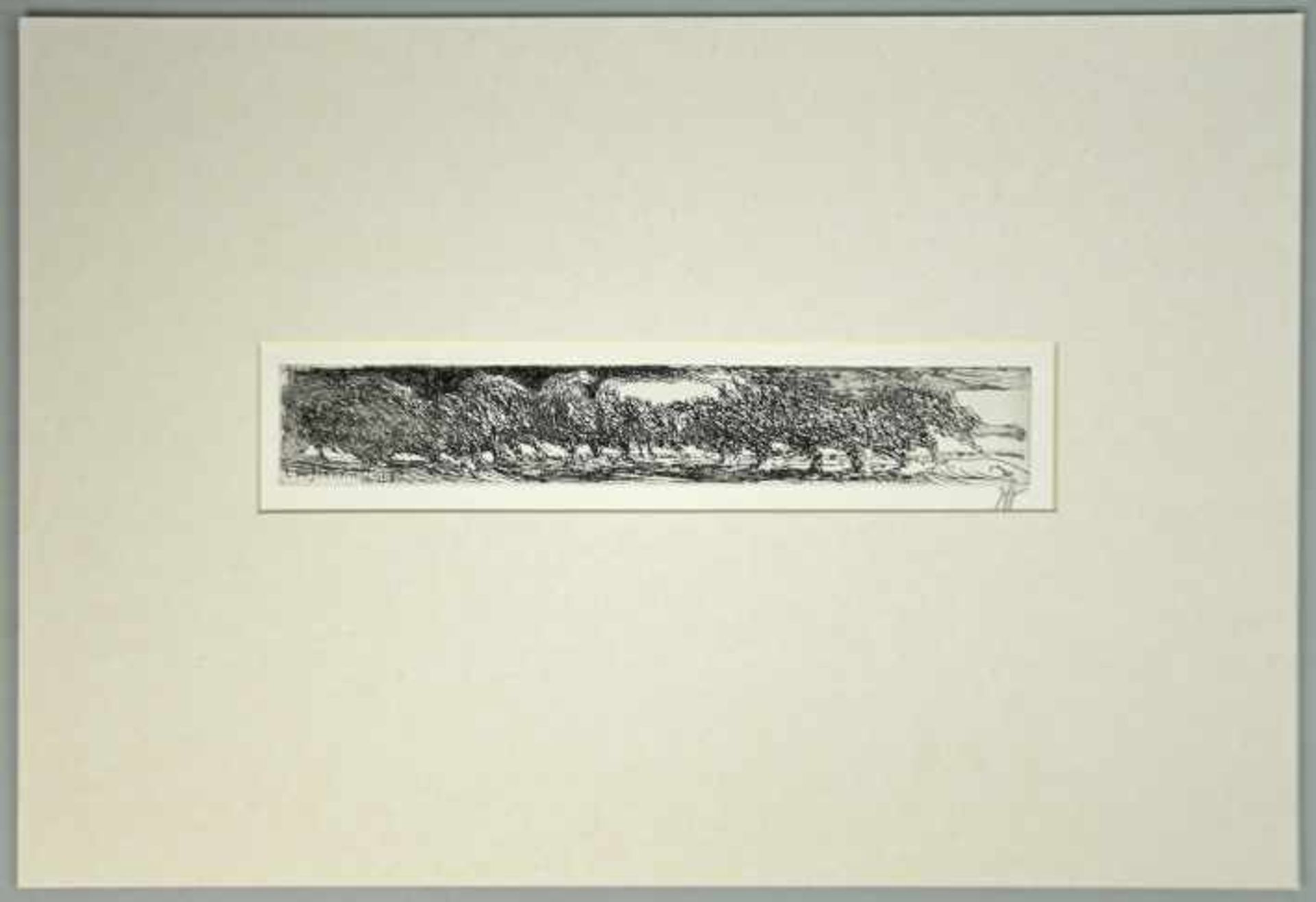 JANSSEN Horst (1925-1995 Hamburg) "Langenhorn" 3 verschiedene Radierungen, in der Platte signiert - Bild 6 aus 8
