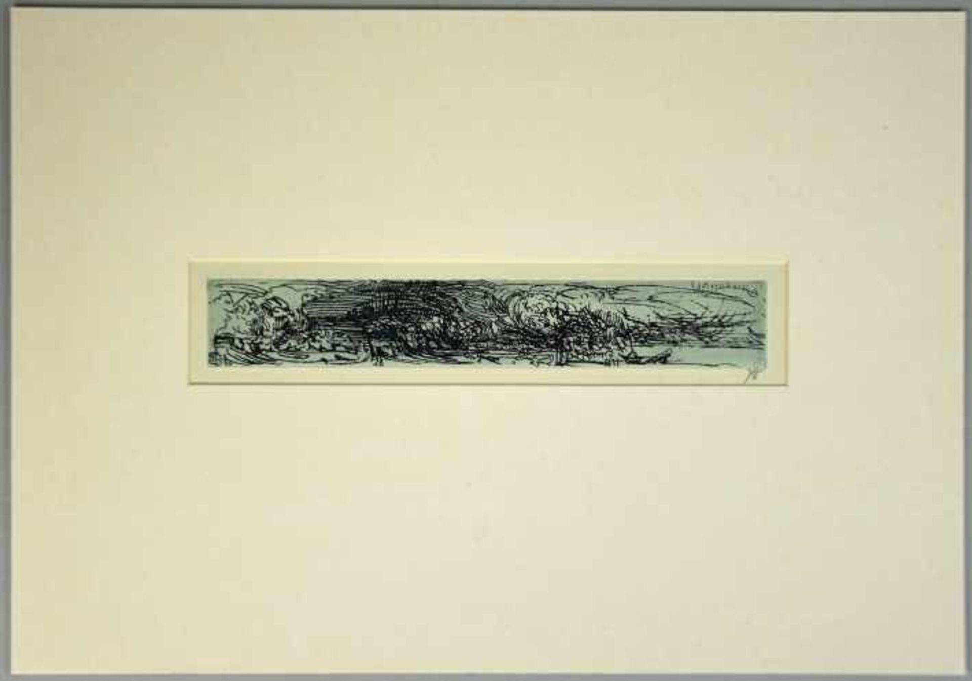JANSSEN Horst (1925-1995 Hamburg) "Langenhorn" 3 verschiedene Radierungen, in der Platte signiert - Bild 2 aus 8