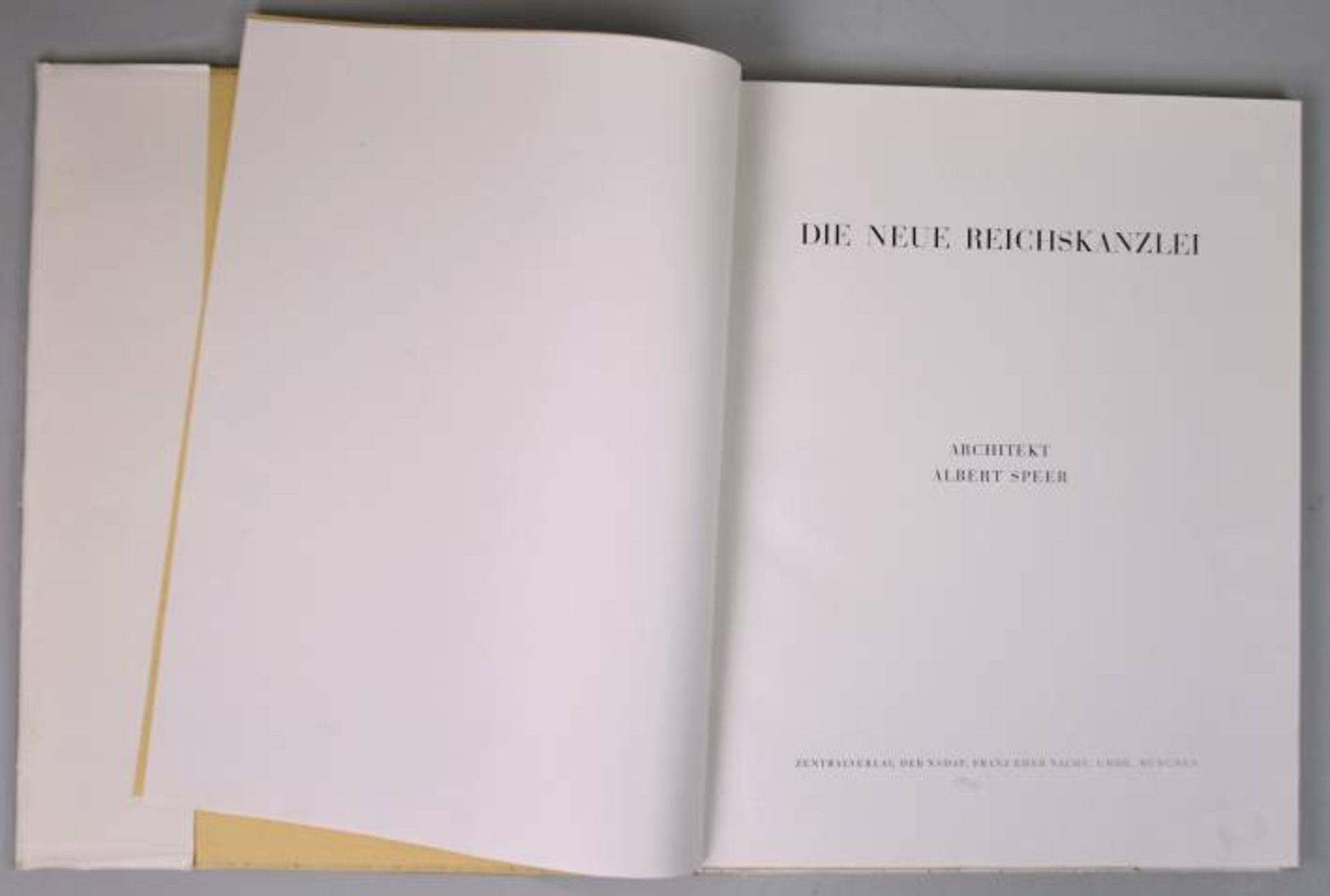 ALBERT SPEER "Die Neue Reichskanzlei", Zentralverlag der NSDAP, Franz Eher Nachf., GmbH., München, - Bild 3 aus 3