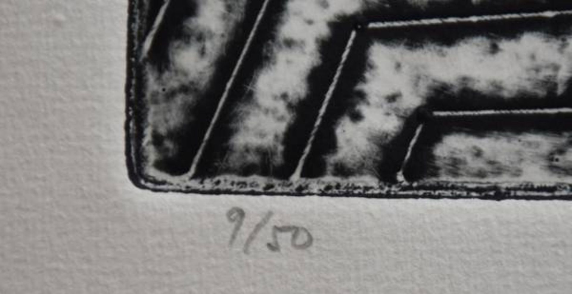 PIIBYL Lubomír (1937) "Lomena textura", Radierung, rechts unten signiert und (19)80 datiert,PIIBYL - Image 5 of 5