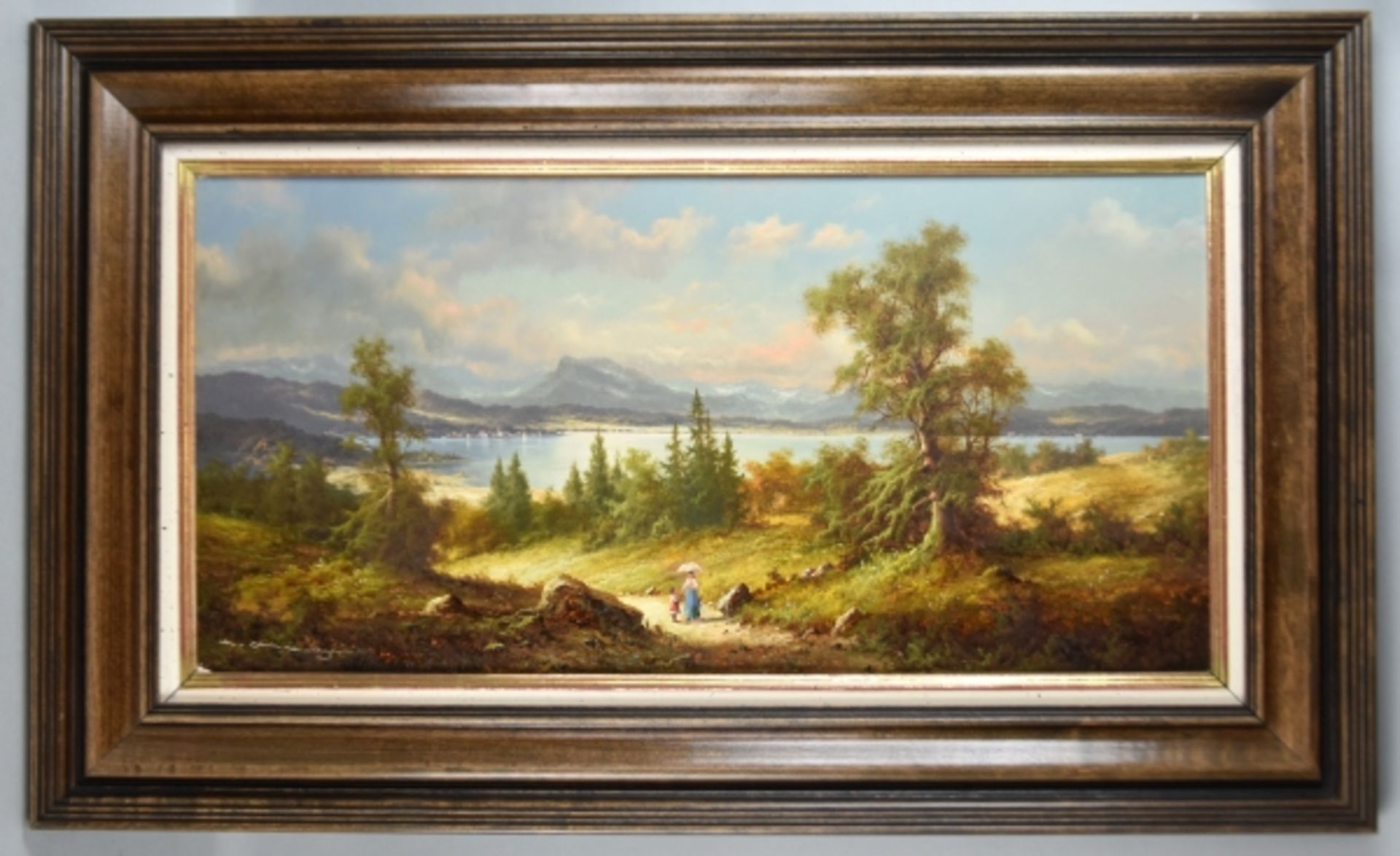 MUNINGER "Landschaft mit See" - Image 2 of 3