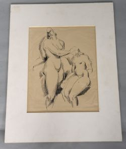 ARCHIPENKO "Zwei weibliche Akte"