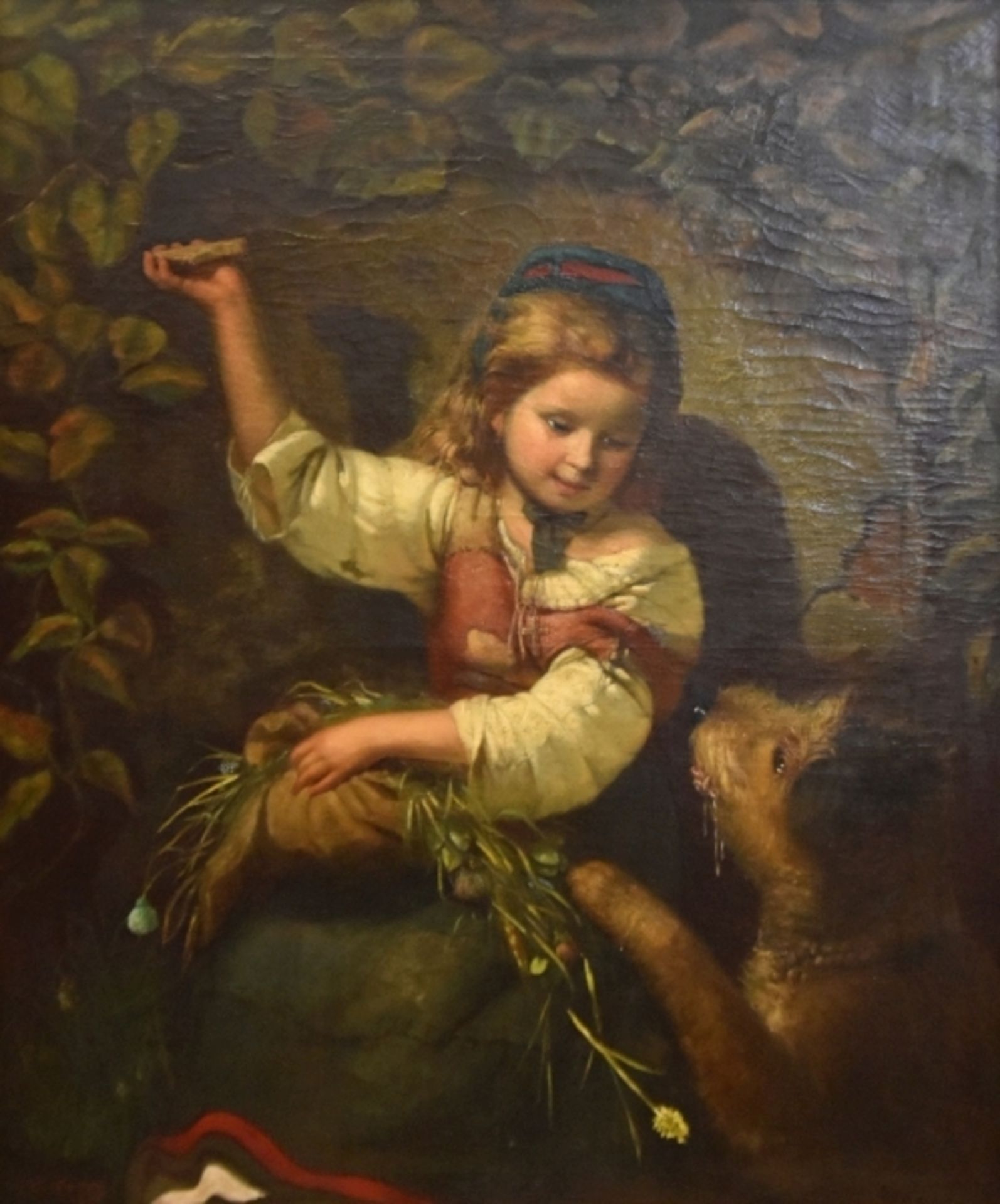 KAUFFMANN "Mädchen mit Hund"