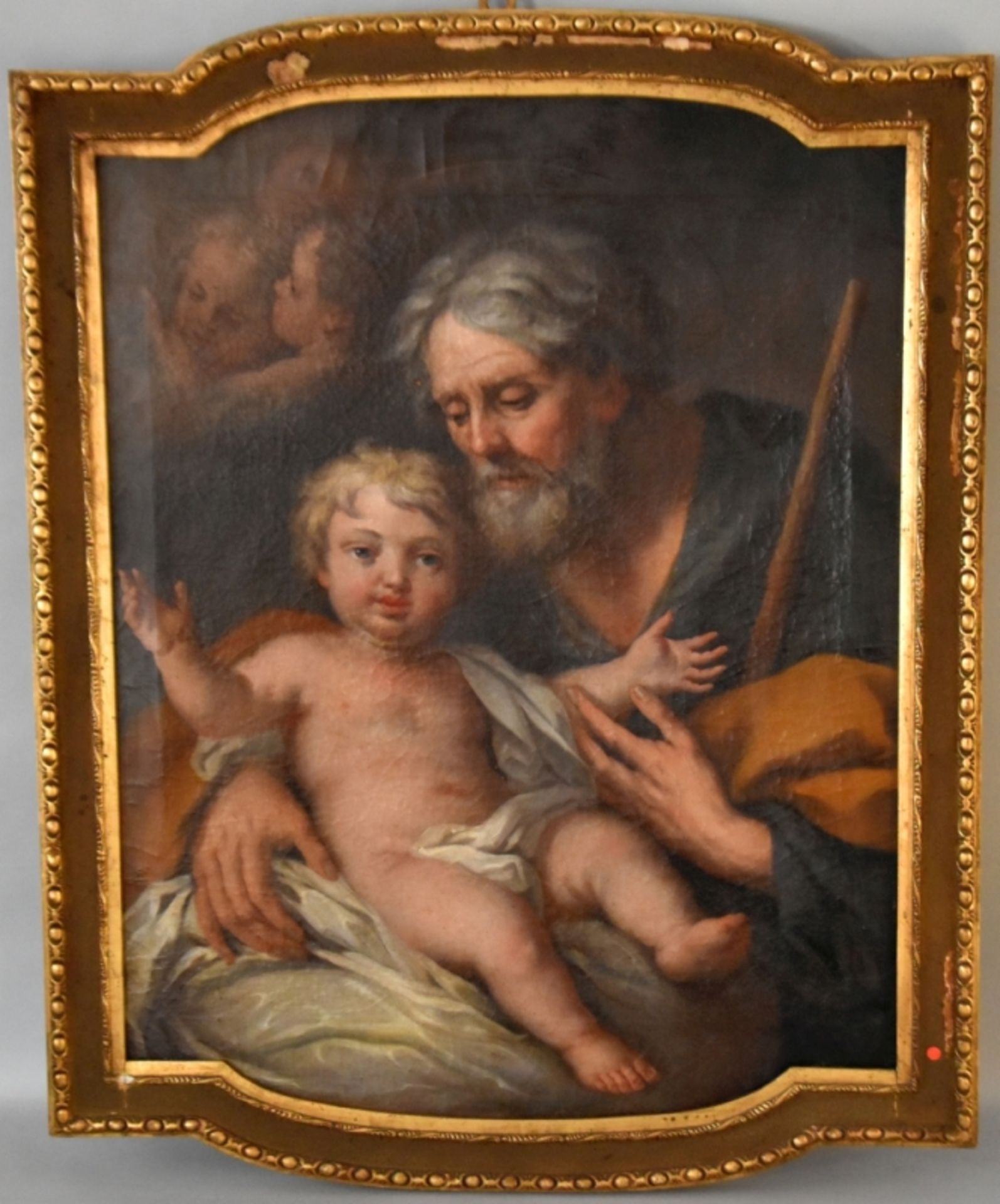 HEILIGENMALER (18. Jahrhundert) "Joseph mit Christuskind"